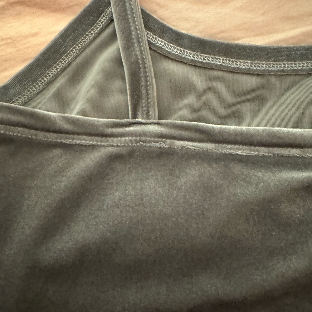 Grey Velvet Fashion Brand Company Logo Tank - Picture 3 of 6